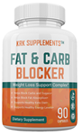 Fat and Carb Blocker 90 Capsules KRK Supplements