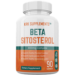 NEW Beta Sitosterol 800mg per serving 90 Capsules KRK Supplements